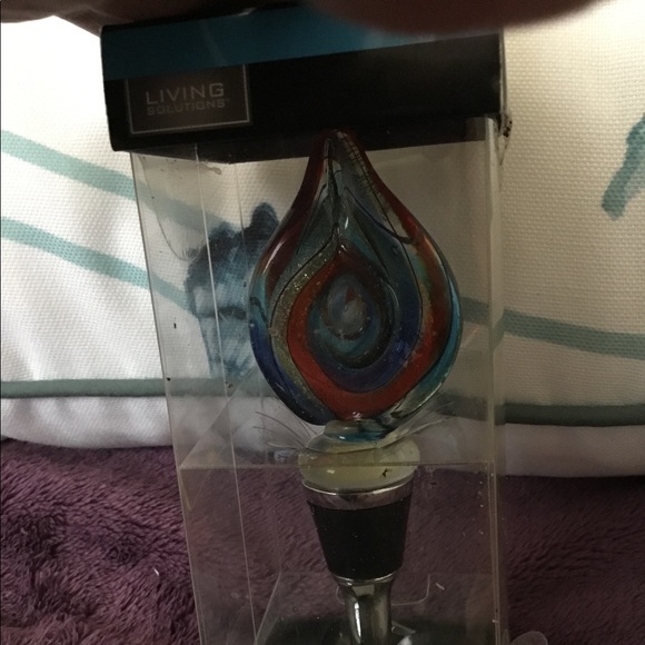 NWT Glass Wine Stopper. - Picture 6 of 8